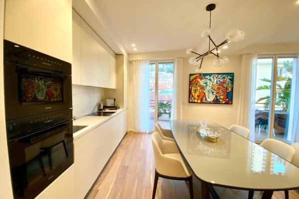 Splendido appartamento ristrutturato e arredato - Le Richmond - Vista città e montagna