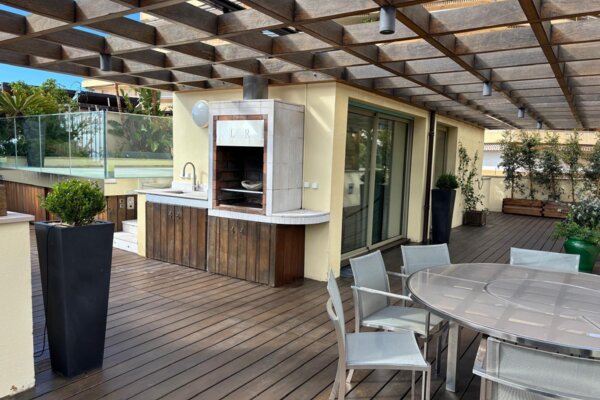 Duplex rooftop - Villa Les Pins - Vue sur la Principauté et la mer